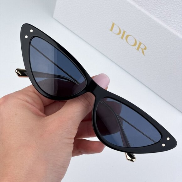 Dior Accessories - Dior MISSDIOR B4U CD40105U 01V 12B0 BRAND NEW Sunglasses Shiny Black Blue Unisex